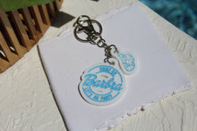 Load image into Gallery viewer, Custom White Party Keychain

