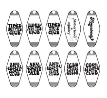 Load image into Gallery viewer, B&amp;W Keychains - Choose your design
