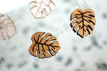 Load image into Gallery viewer, Mini Monstera Studs (Multiple Colors Available)
