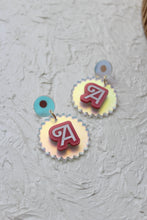 Load image into Gallery viewer, Malibu Letter Statement Earrings
